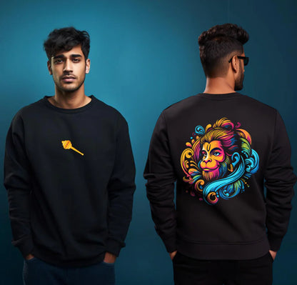 Hanuman Ji Printed Sweatshirt for Men
