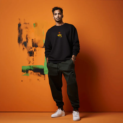 Bharatnatyam Dance Style Printed Sweatshirt for Men