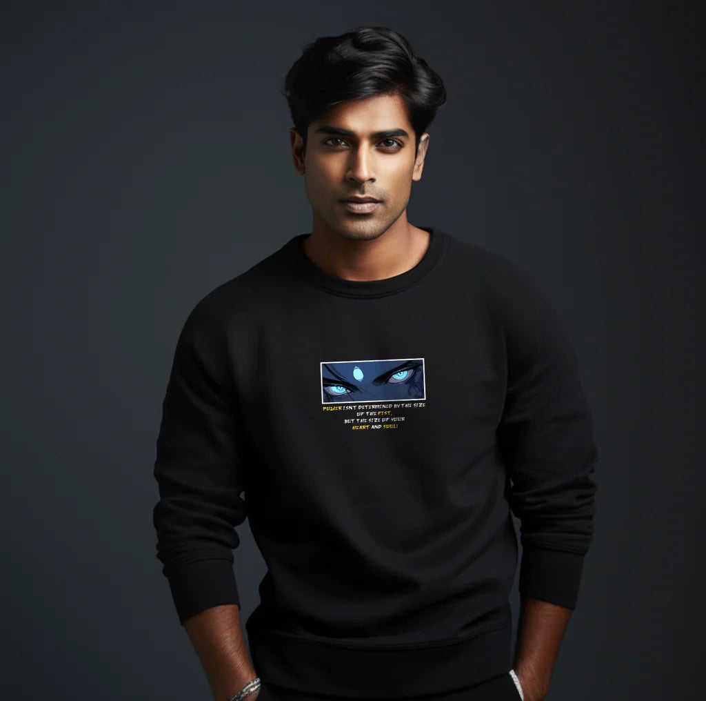 Shiva's Eyes Printed Sweatshirt for Men