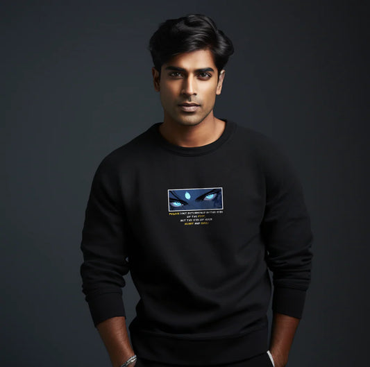 Shiva's Eyes Printed Sweatshirt for Men